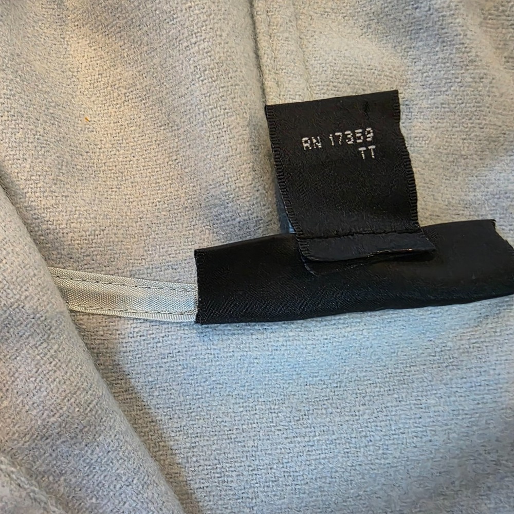 Company Ellen Tracy Womens Wool Blend Jacket Blue Sz 6 Tailored Hooded Outerwear - Picture 6 of 10